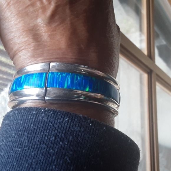 Bangle Bracelet .925 Sterling Silver - Picture 2 of 10